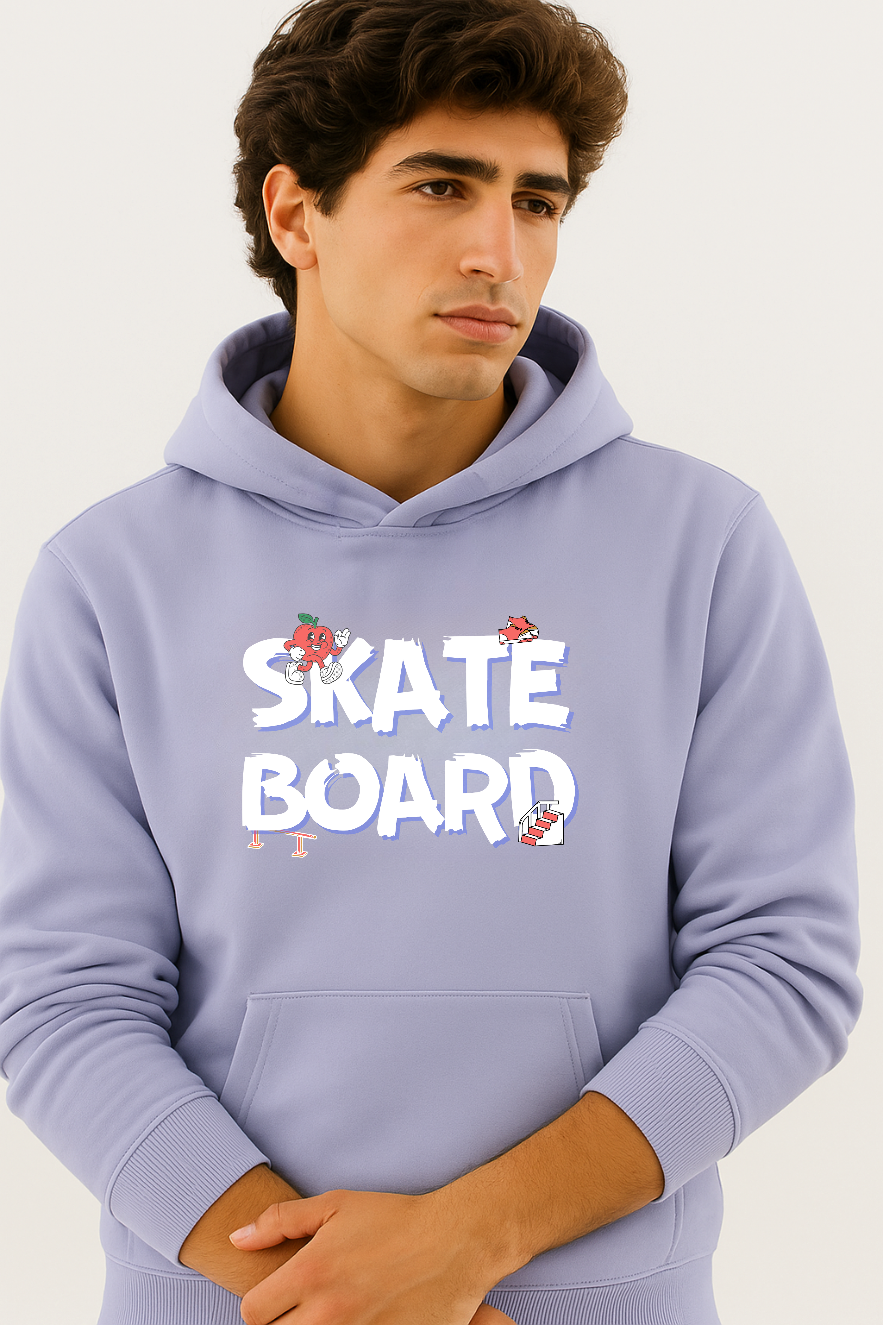 Lavender SKATEBOARD Hoodie