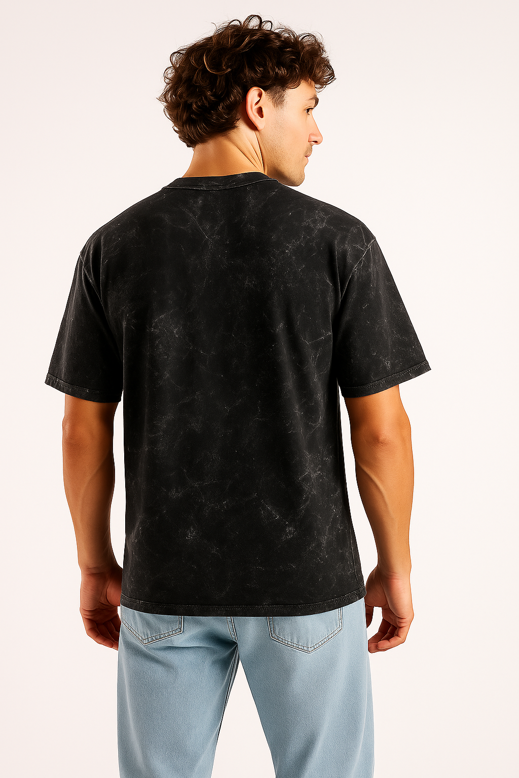 Red Fang acid wash Oversized Tee