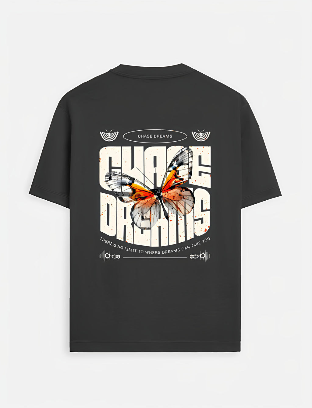 Chase Dreams Graphic Black T-Shirt