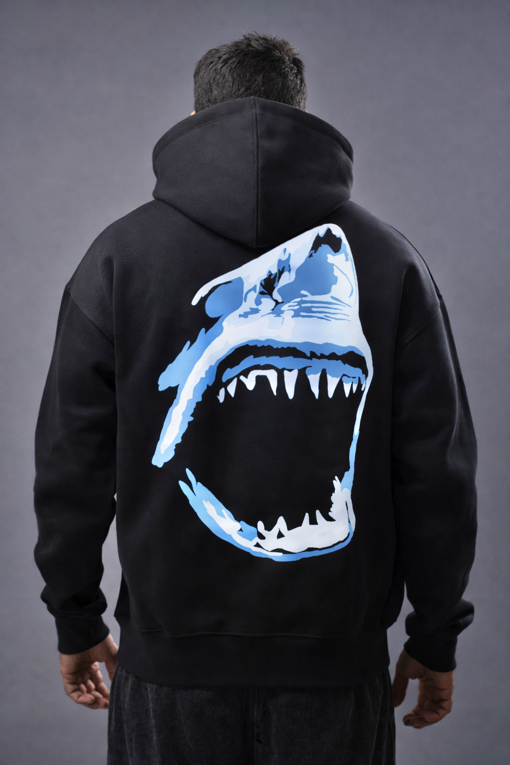 Ocean Black Oversized hoodie