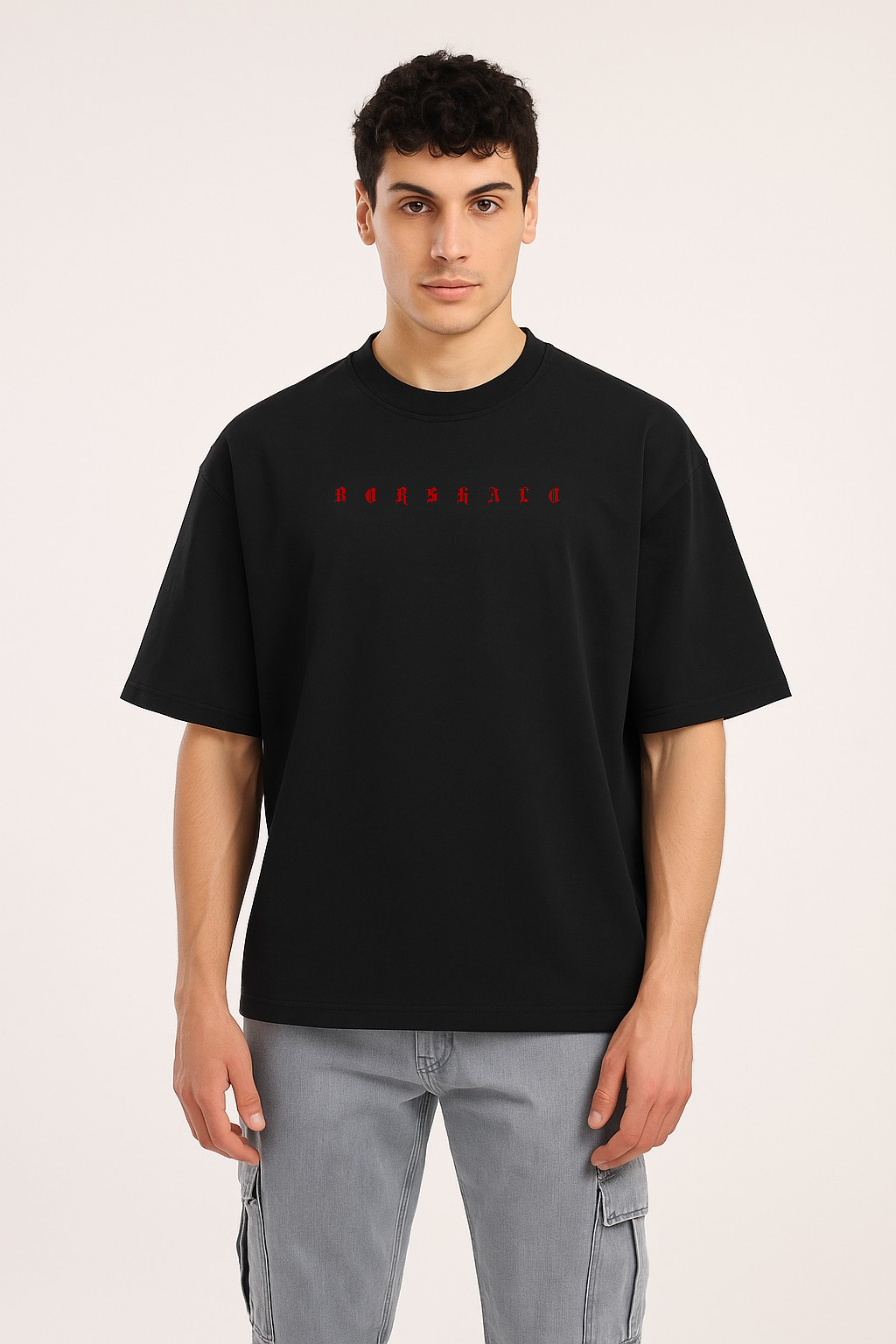 Guardian From Hell  Black Oversized T shirt
