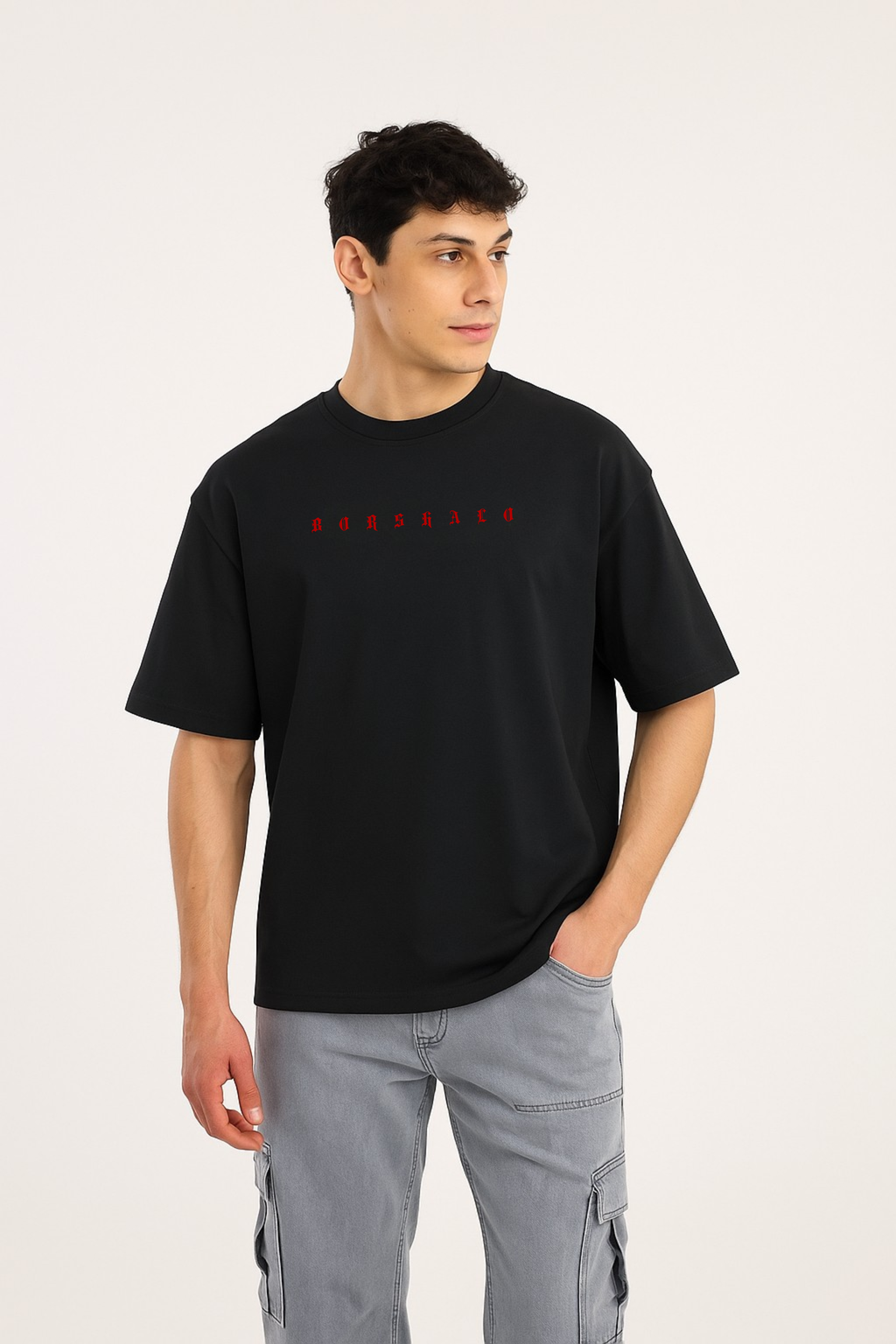 Guardian From Hell  Black Oversized T shirt