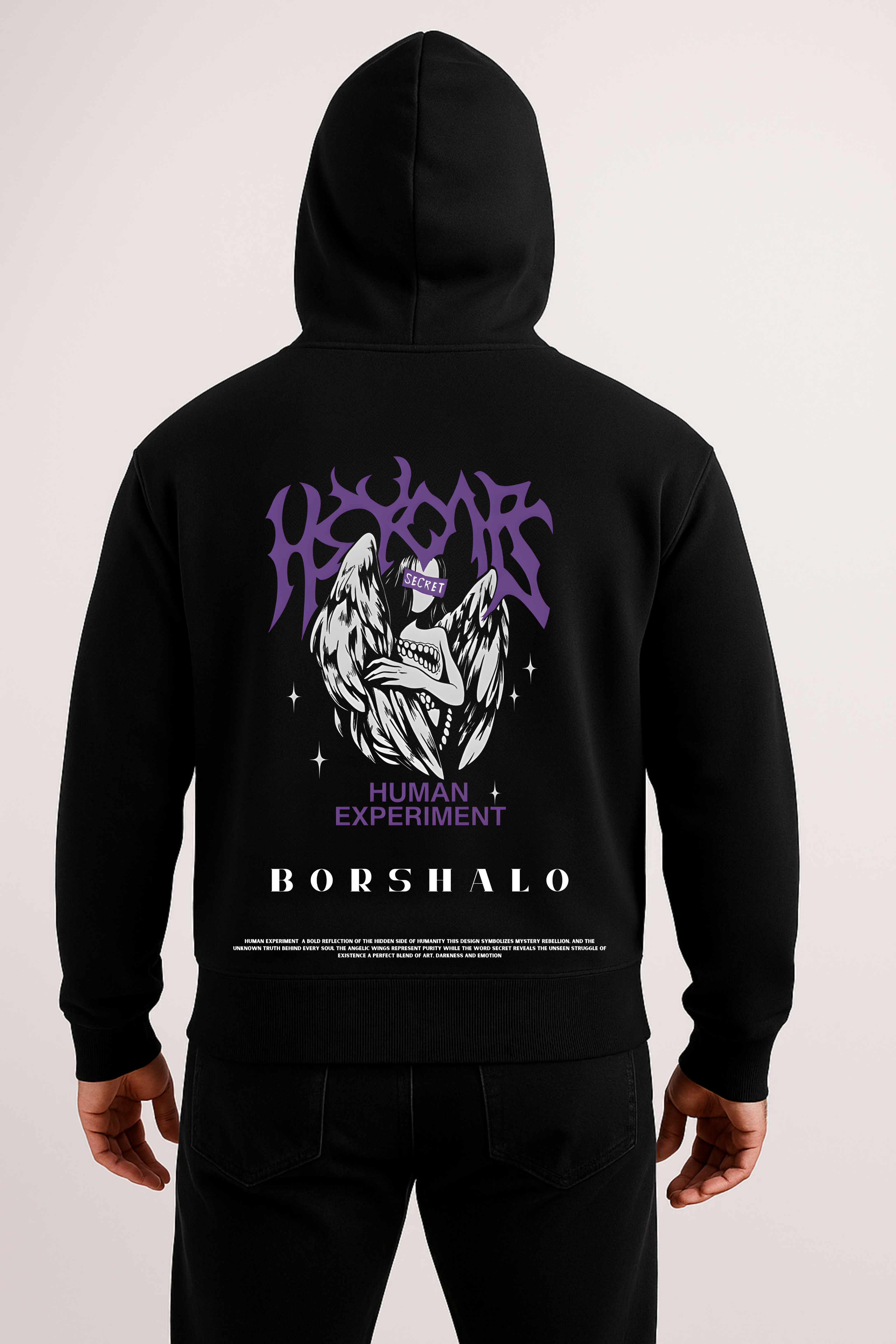 Borshalo Human Experiment Oversized Hoodie