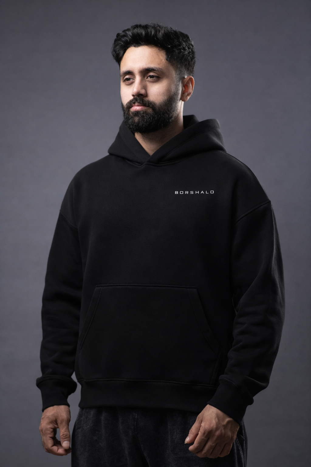 Ocean Black Oversized hoodie