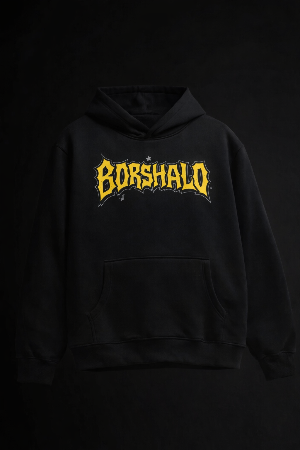 Rebels Black Oversized Hoodie