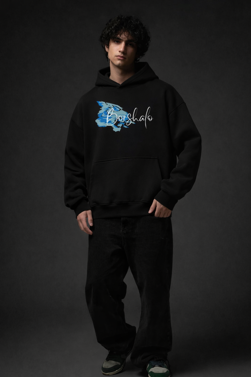 Raze Black Oversized hoodie