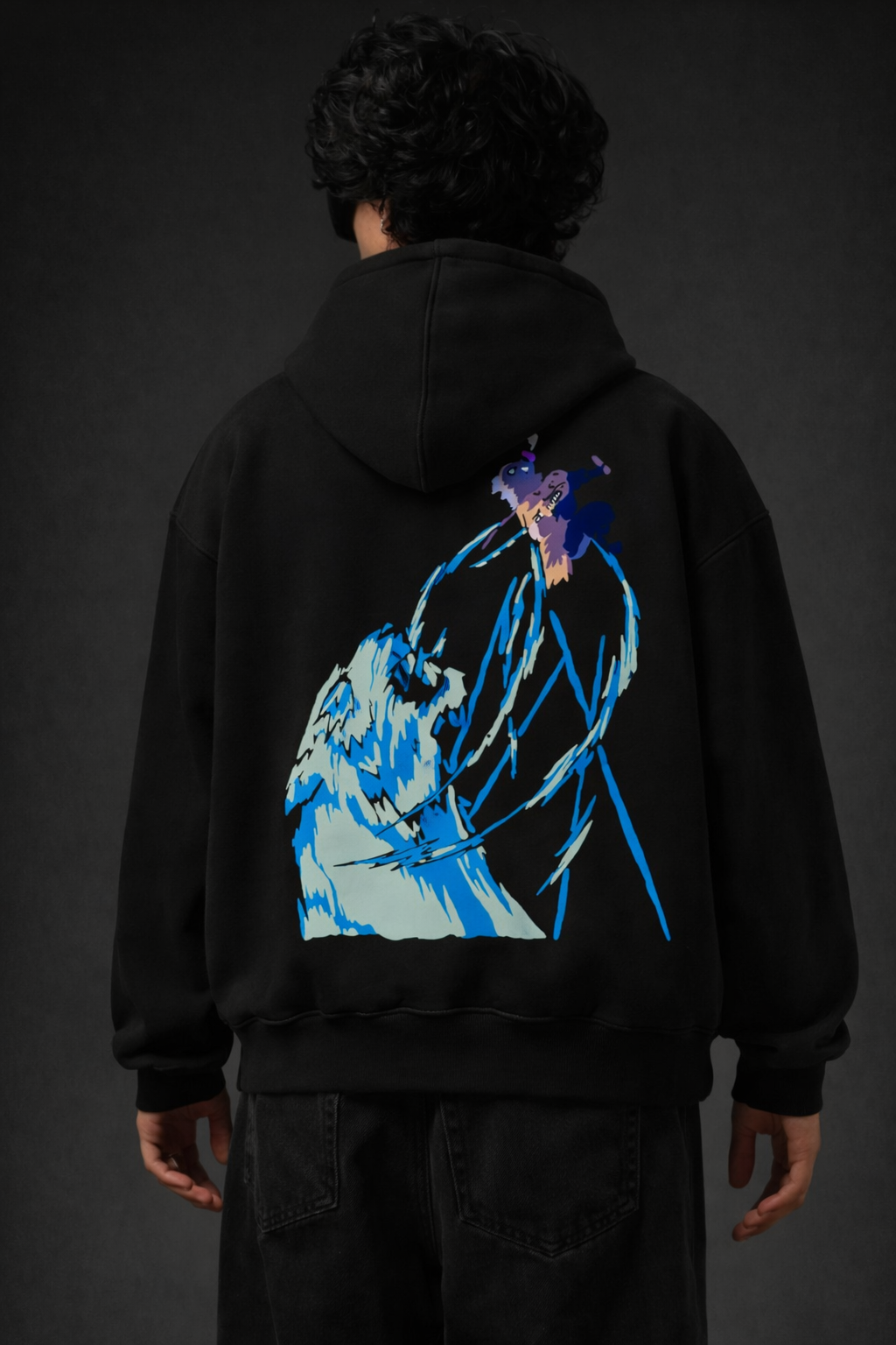 Raze Black Oversized hoodie