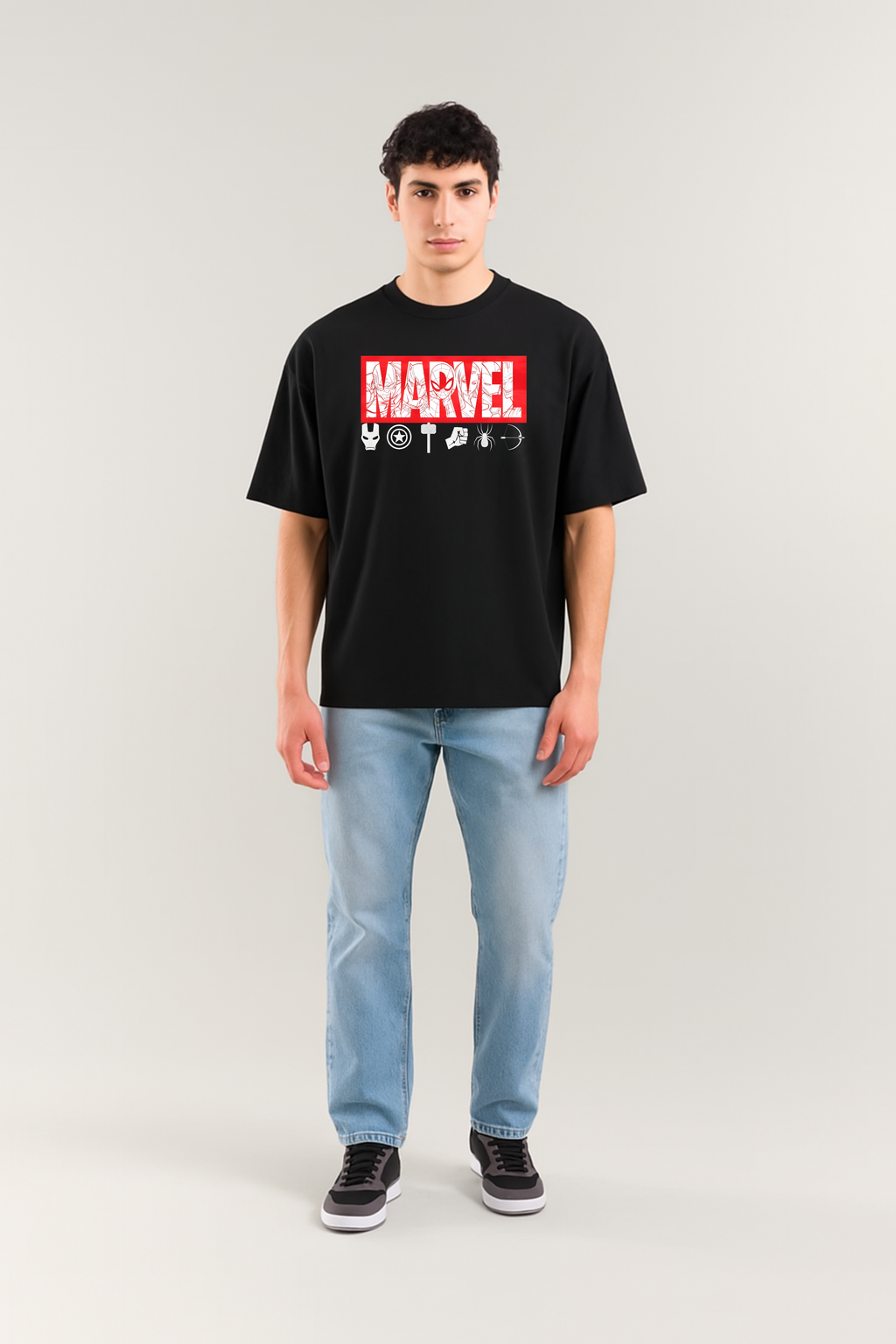 Marvel Heroes Oversized  T-Shirt