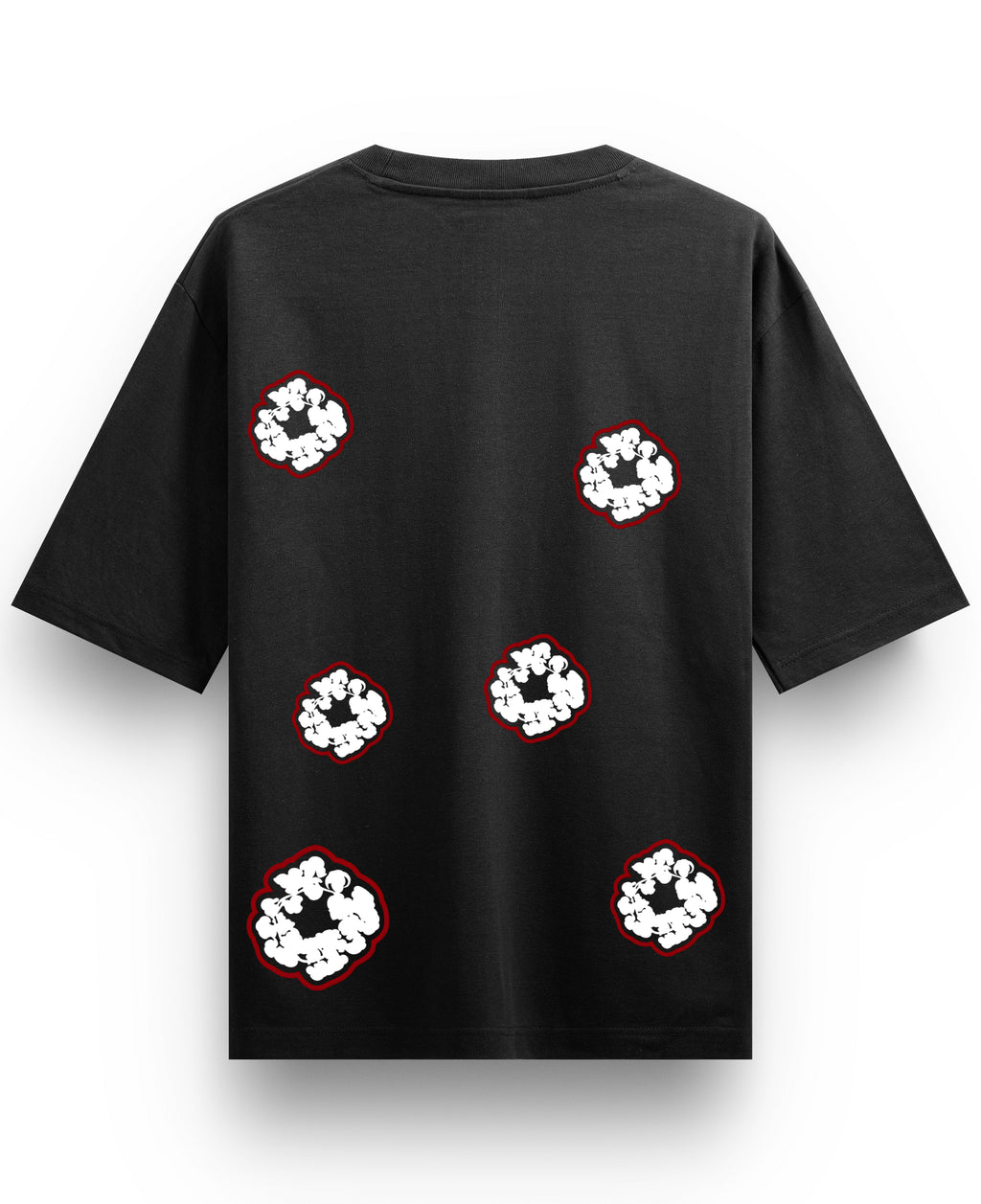 Black Oversized T-shirt Back Design