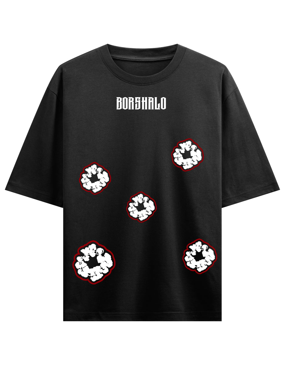 Black Oversized T-shirt Front Design