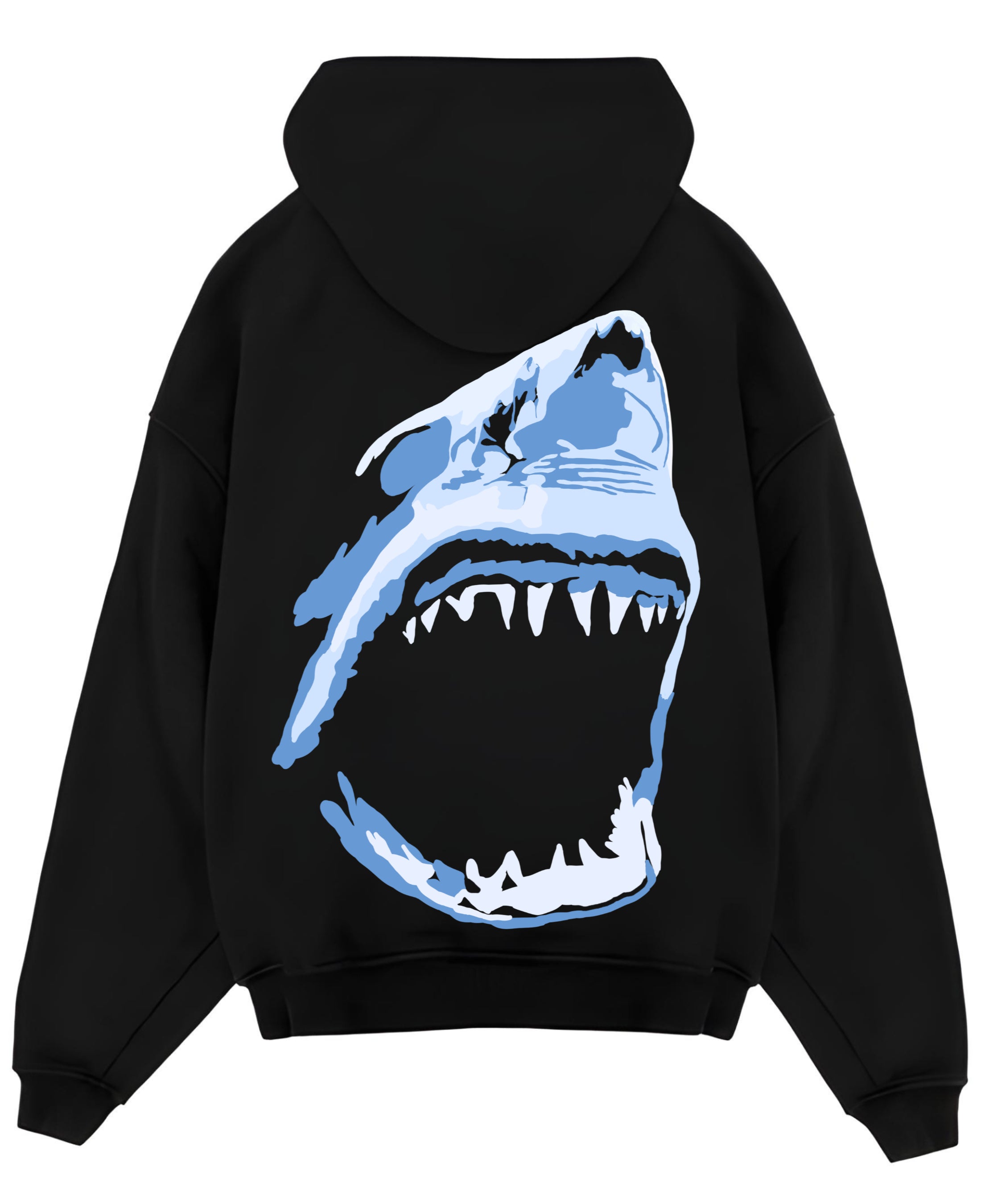 Black Oversized Hoodie Back Design