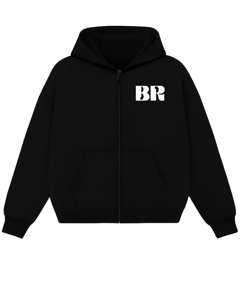 Zipper Hoodie Front Design