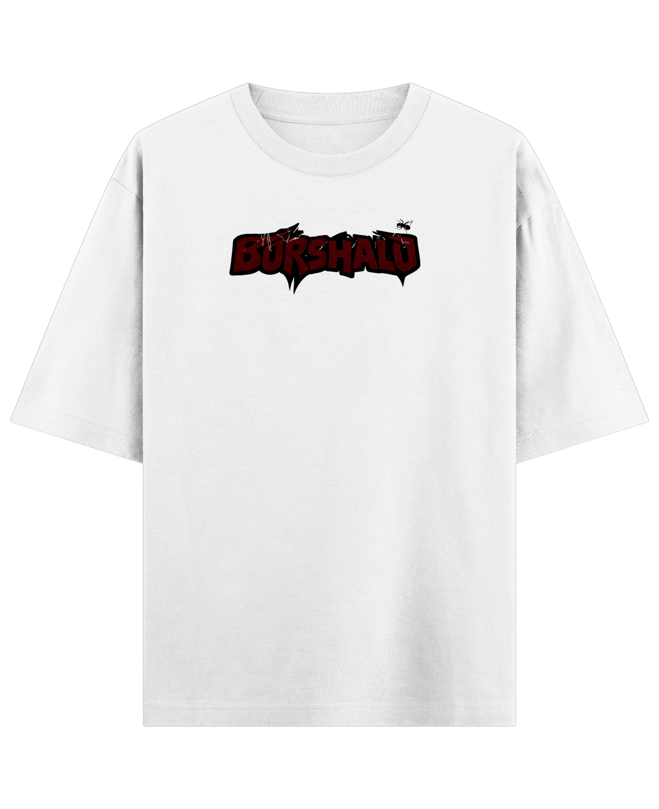 White Oversized T-shirt Front Design