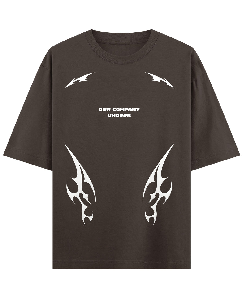 Coffee Oversized T-Shirt Front Design