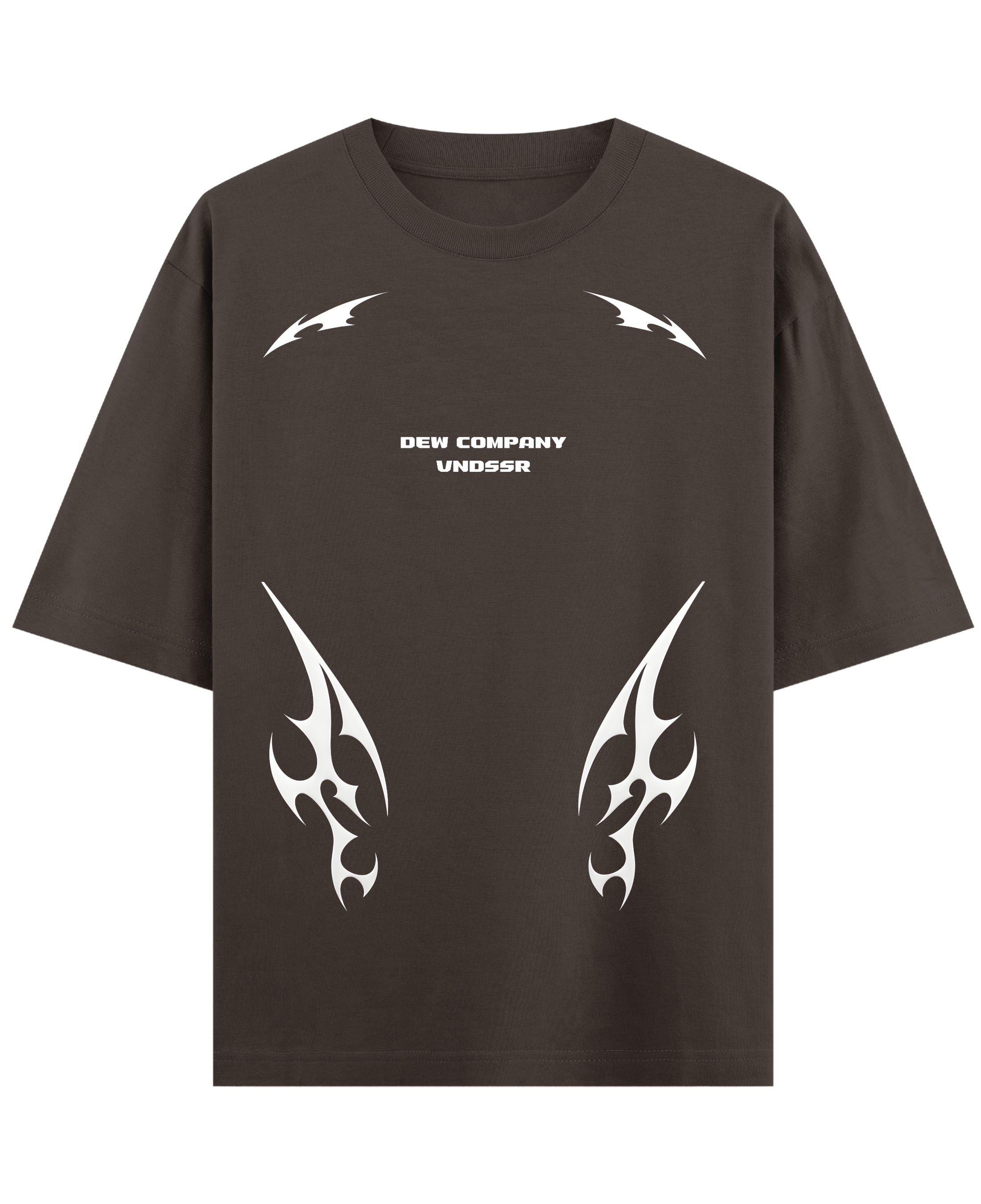 Coffee Oversized T-Shirt Front Design