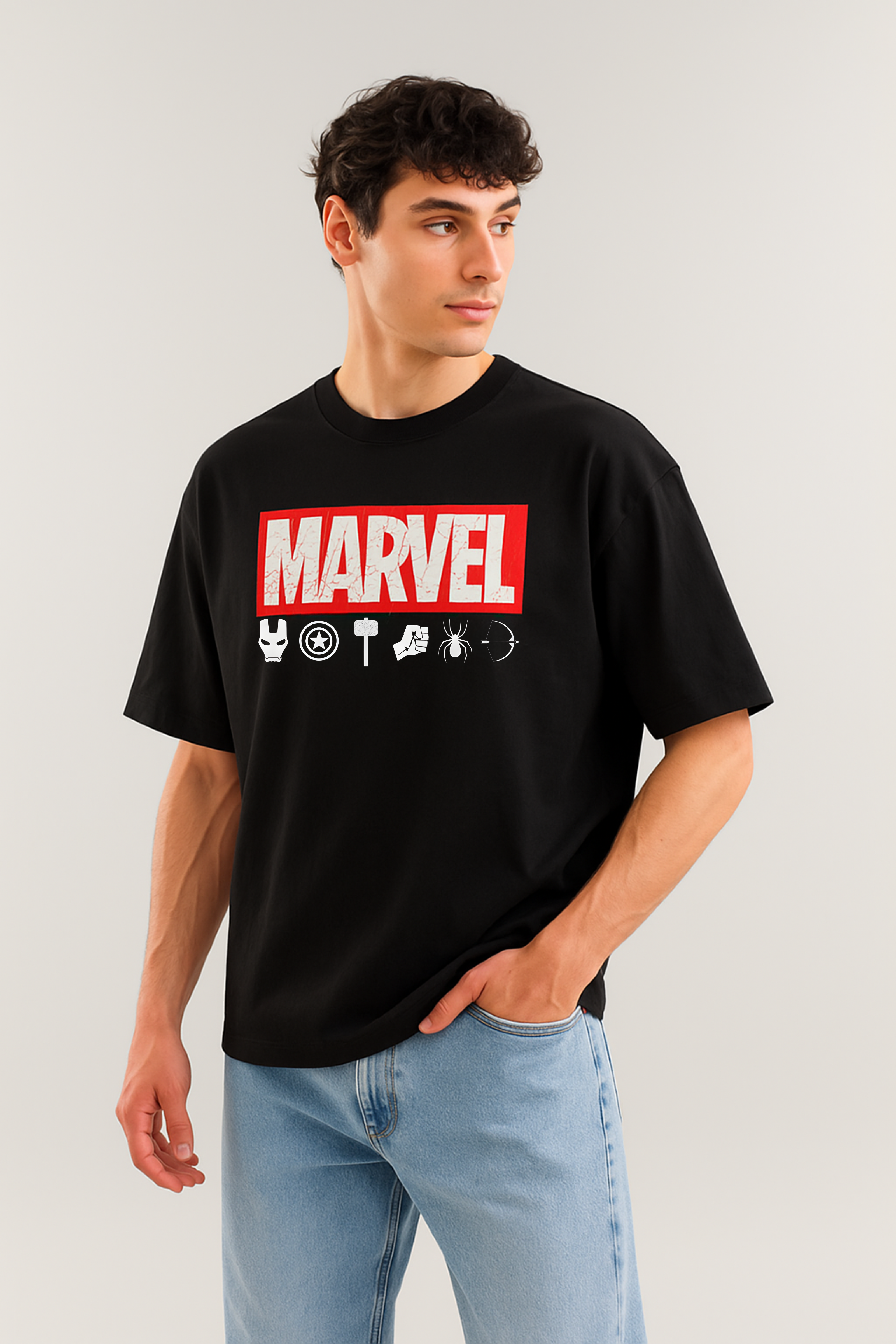 Marvel Heroes Oversized  T-Shirt