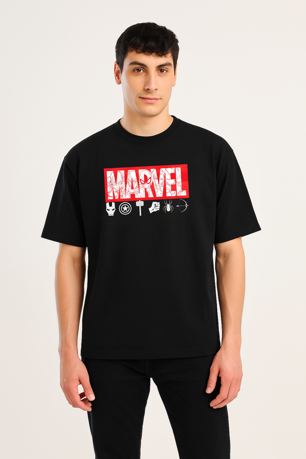 Marvel Heroes Oversized  T-Shirt